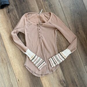 Free Peiple Long Sleeve Women's Top